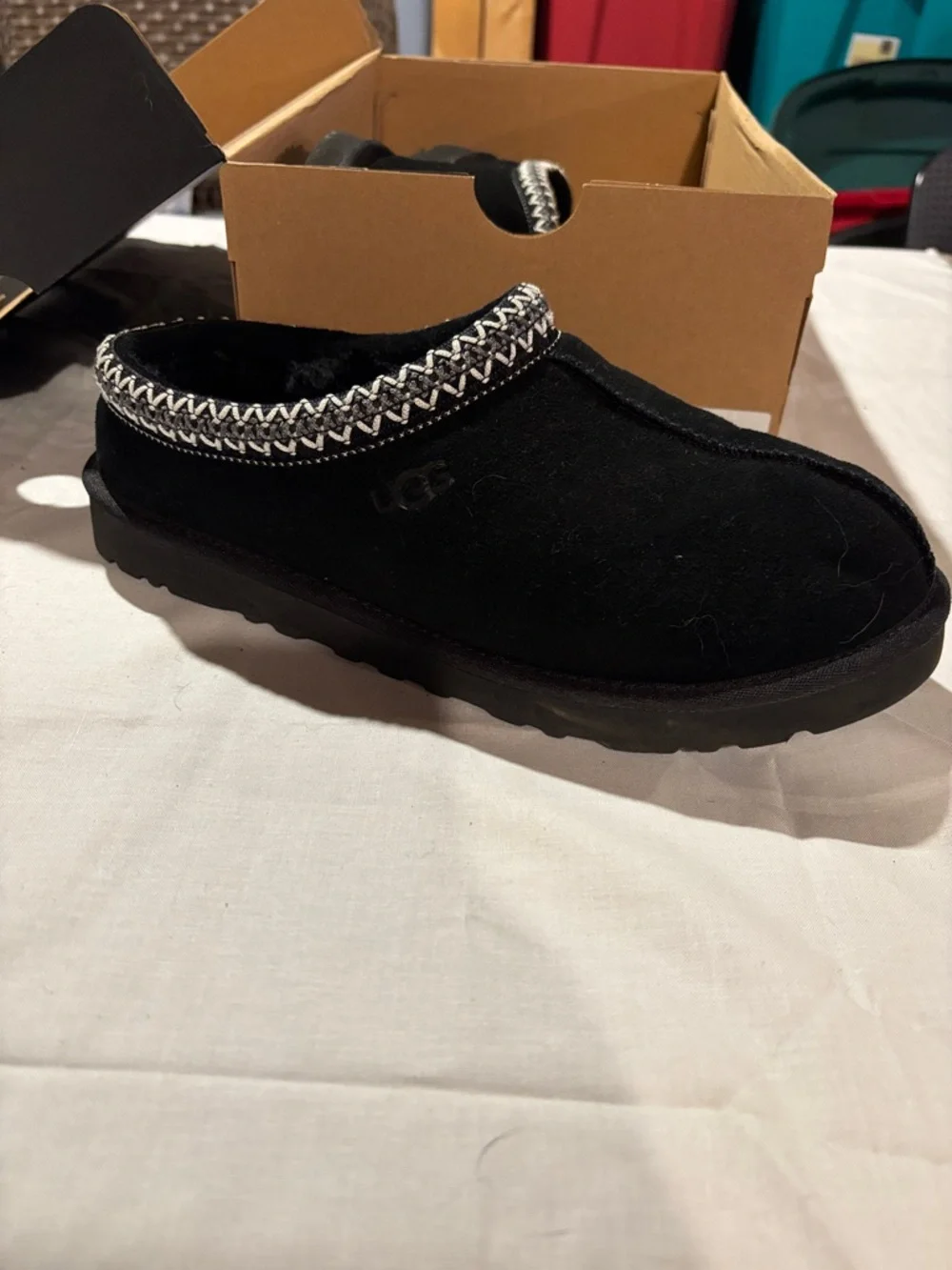 UGG Tasman Slippers - Black - Picture 2 of 6